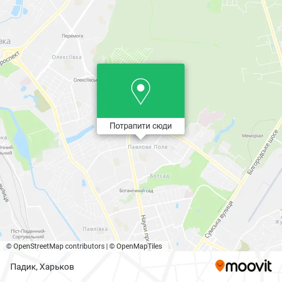 Карта Падик
