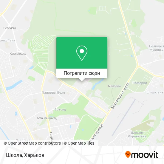 Карта Школа