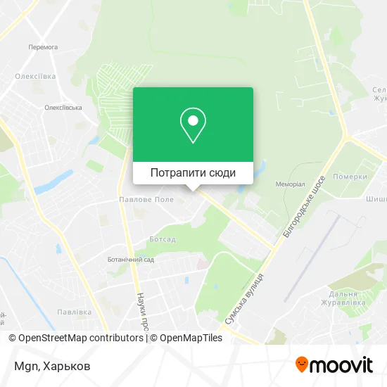 Карта Mgn