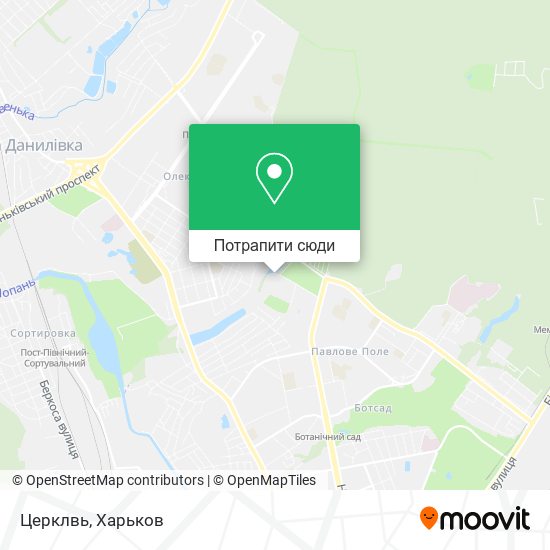 Карта Церклвь