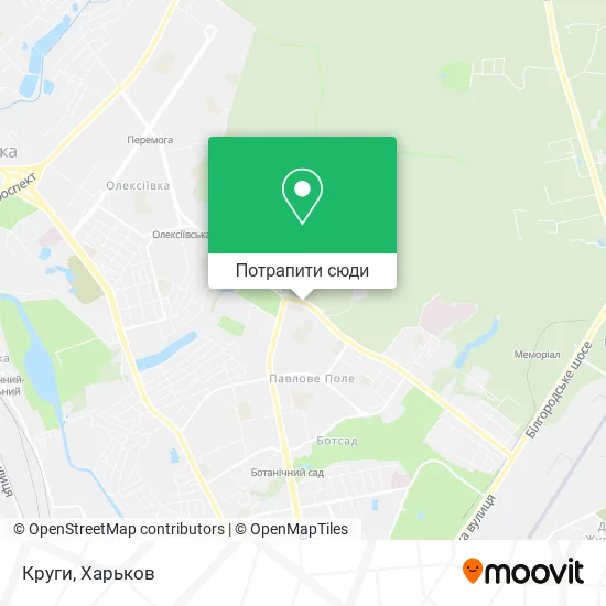 Карта Круги