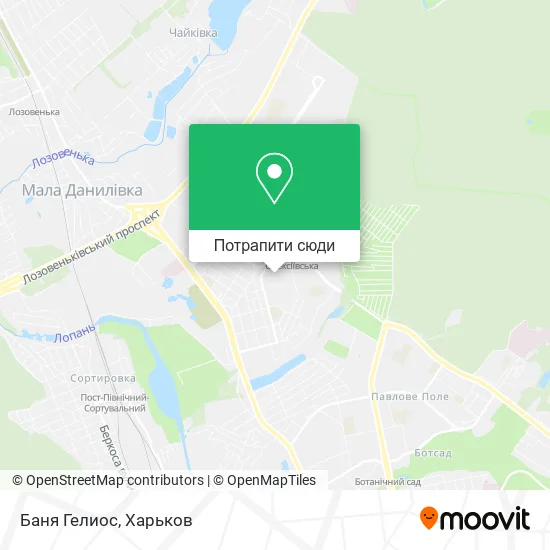 Карта Баня Гелиос