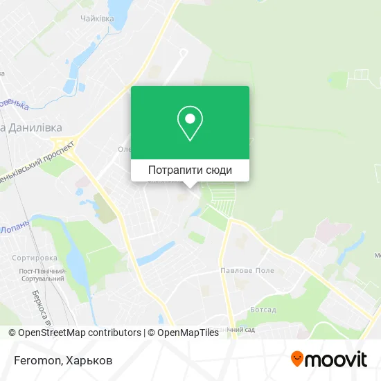 Карта Feromon