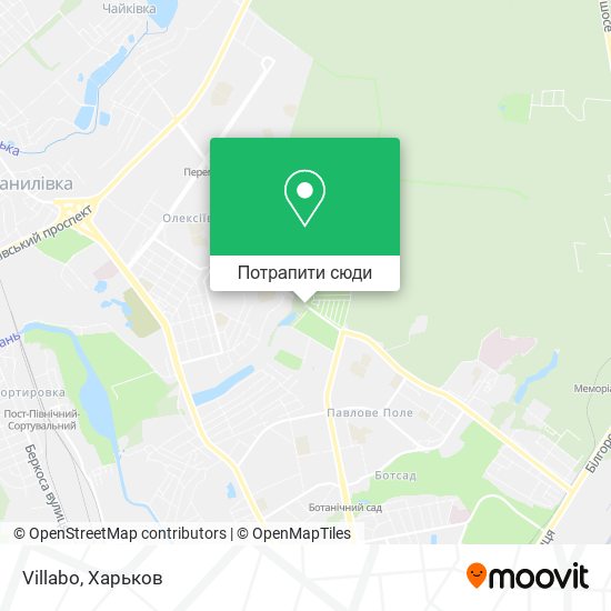 Карта Villabo