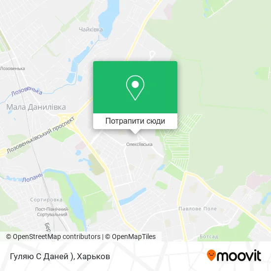 Карта Гуляю С Даней )