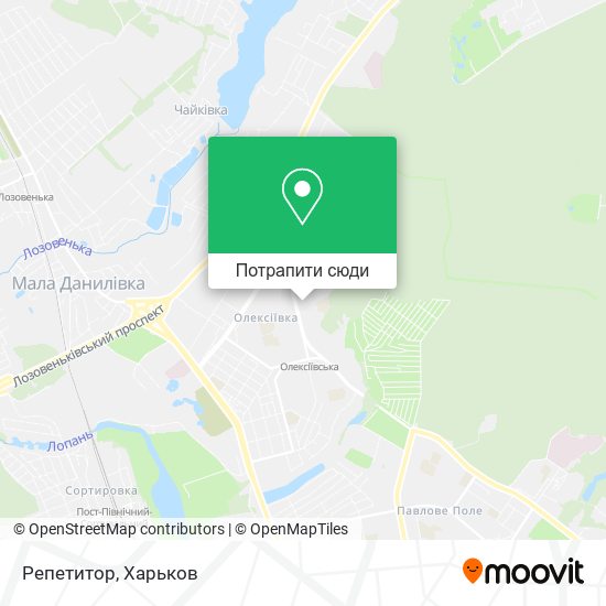 Карта Репетитор