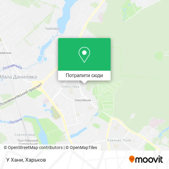 Карта У Хани