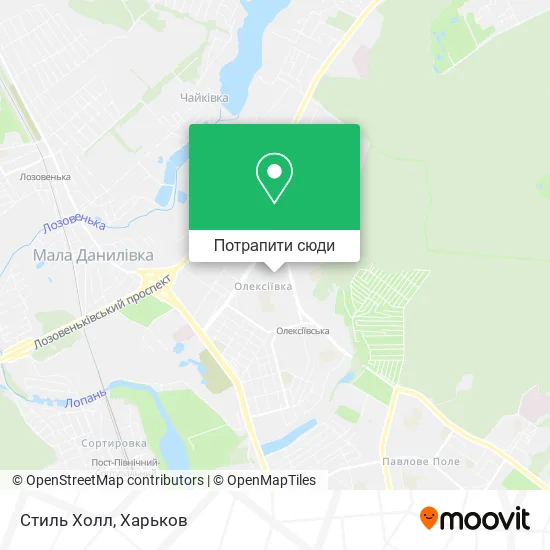 Карта Стиль Холл