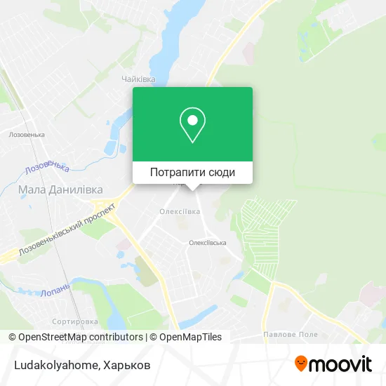 Карта Ludakolyahome