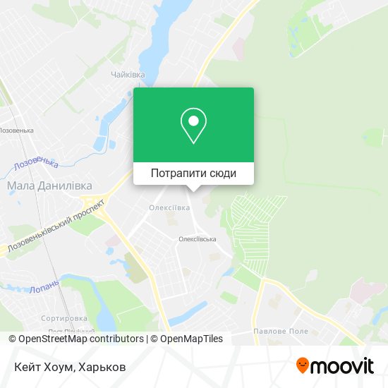 Карта Кейт Хоум