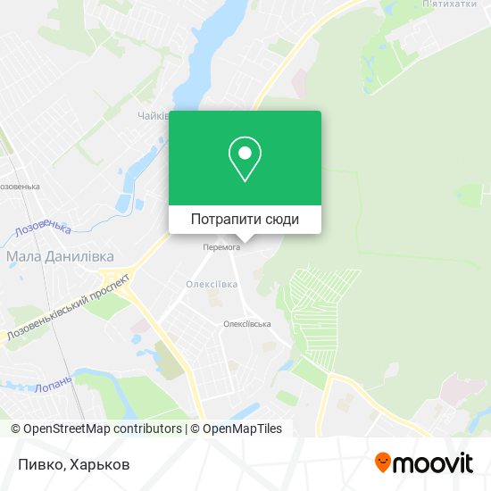 Карта Пивко