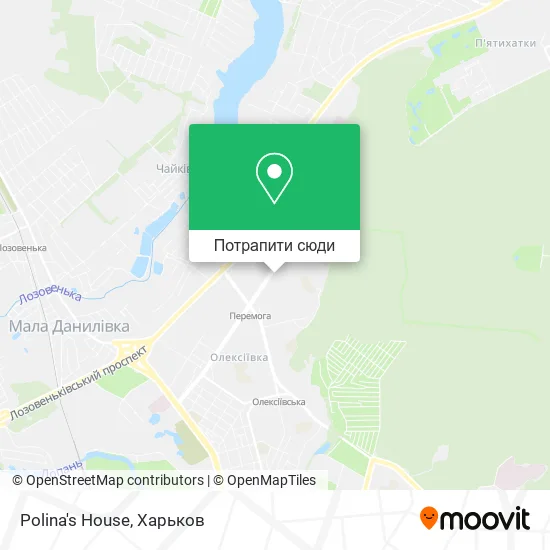 Карта Polina's House