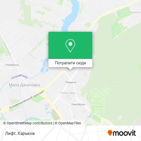Карта Лифт