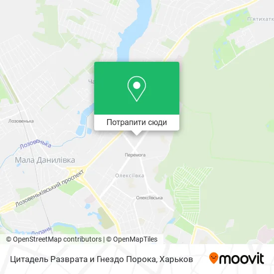 Карта Цитадель Разврата и Гнездо Порока