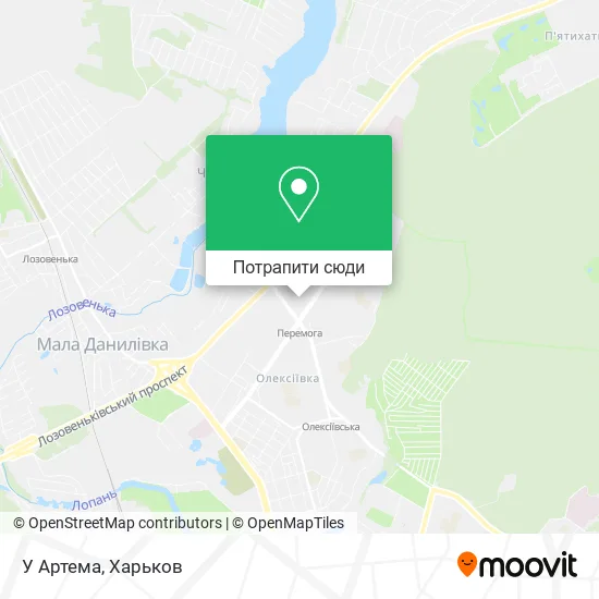 Карта У Артема