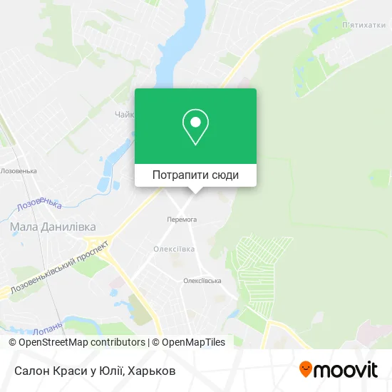 Карта Салон Краси у Юлії