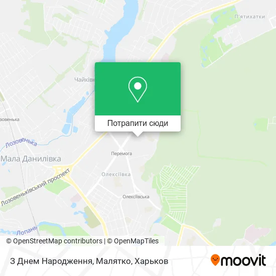 Карта З Днем Народження, Малятко