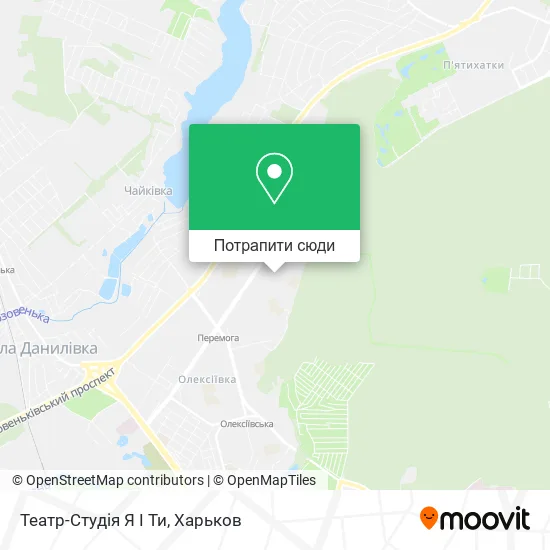 Карта Театр-Студія Я І Ти