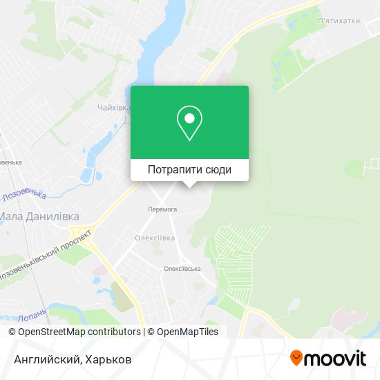 Карта Английский