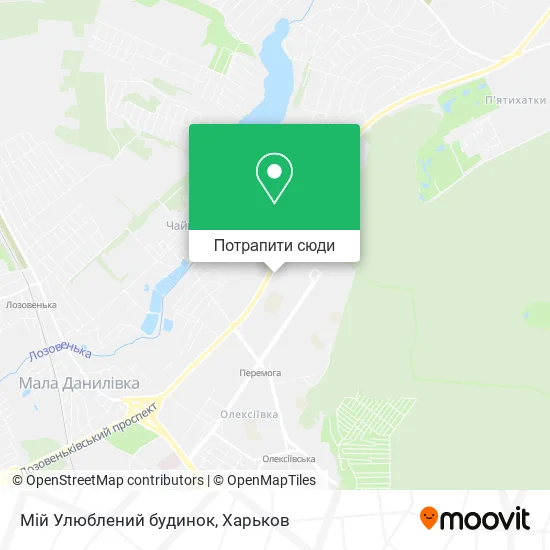 Карта Мій Улюблений будинок