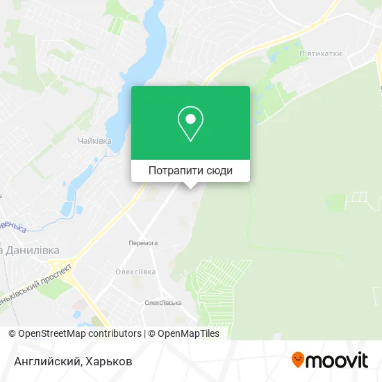 Карта Английский