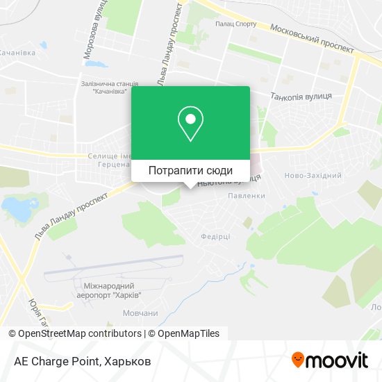 Карта AE Charge Point