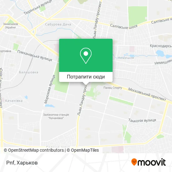 Карта Pnf