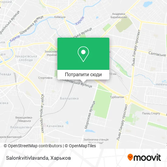 Карта Salonkvitivlavanda