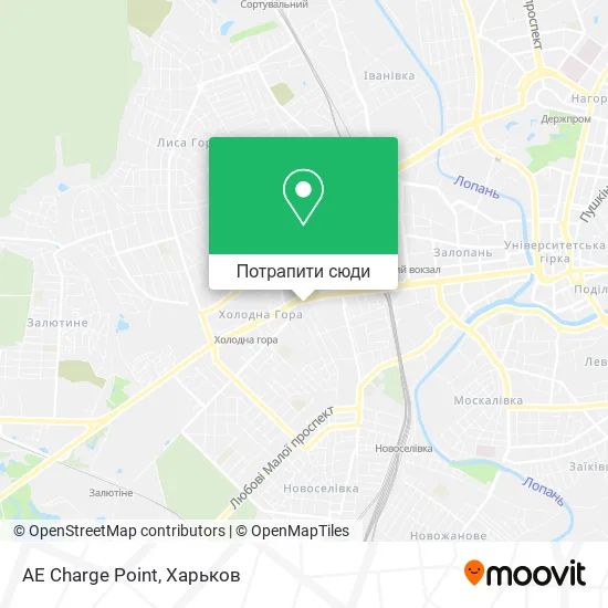 Карта AE Charge Point