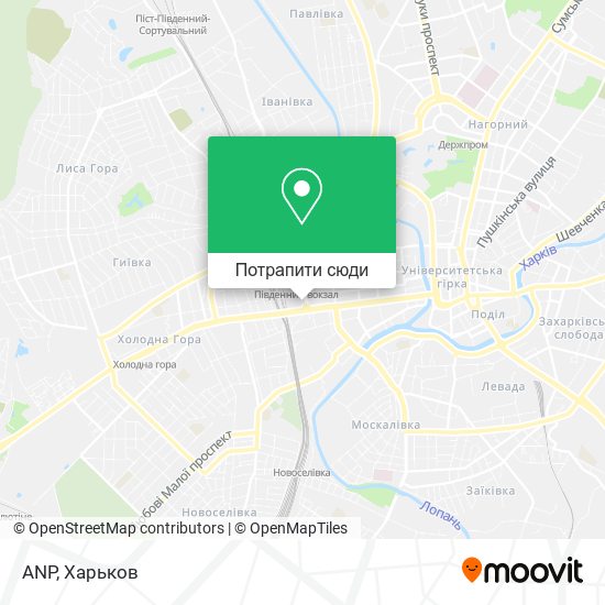 Карта ANP