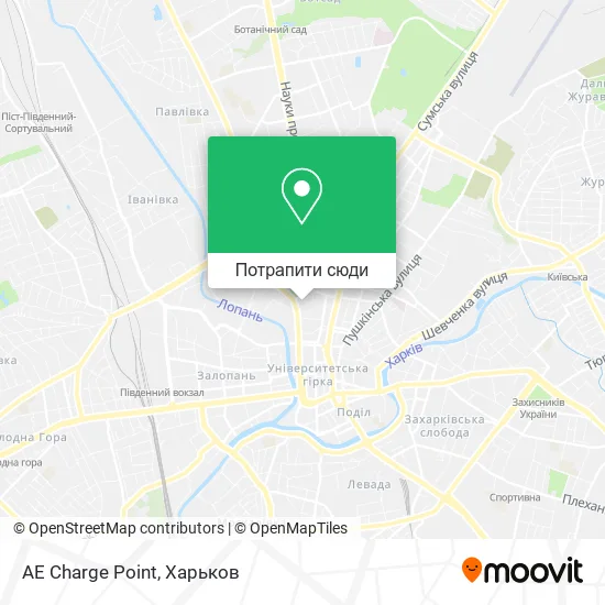 Карта AE Charge Point
