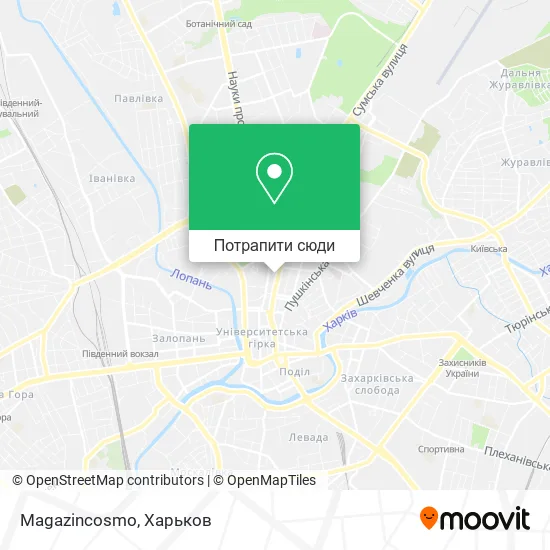Карта Magazincosmo
