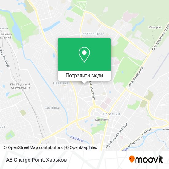 Карта AE Charge Point