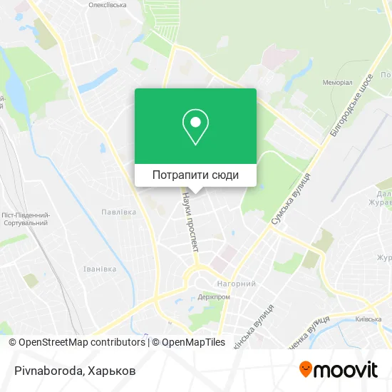 Карта Pivnaboroda