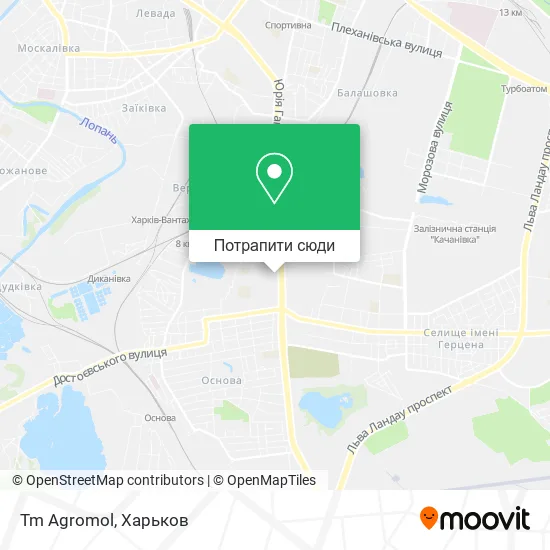 Карта Tm Agromol