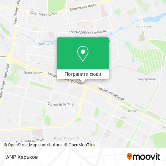 Карта ANP