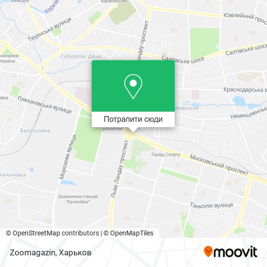 Карта Zoomagazin