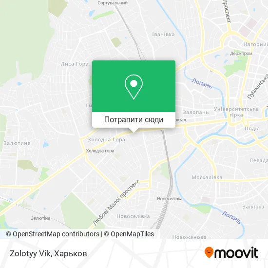 Карта Zolotyy Vik