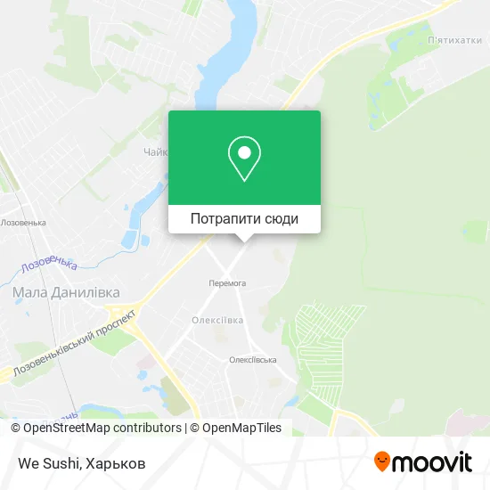 Карта We Sushi