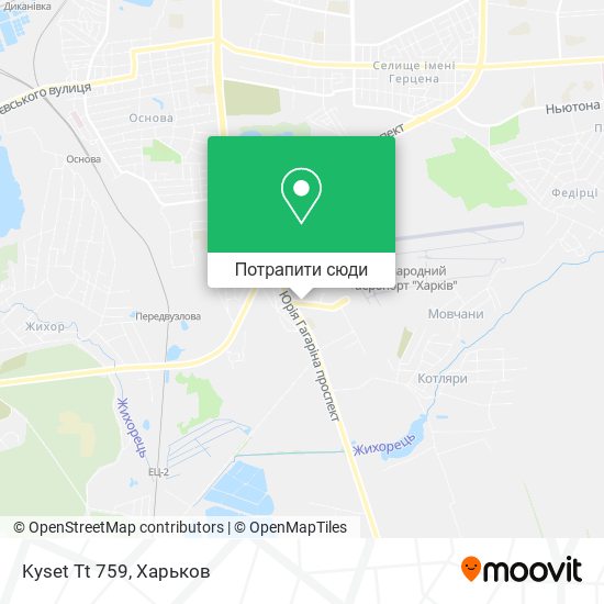 Карта Kyset Tt 759