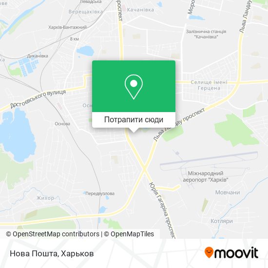Карта Нова Пошта