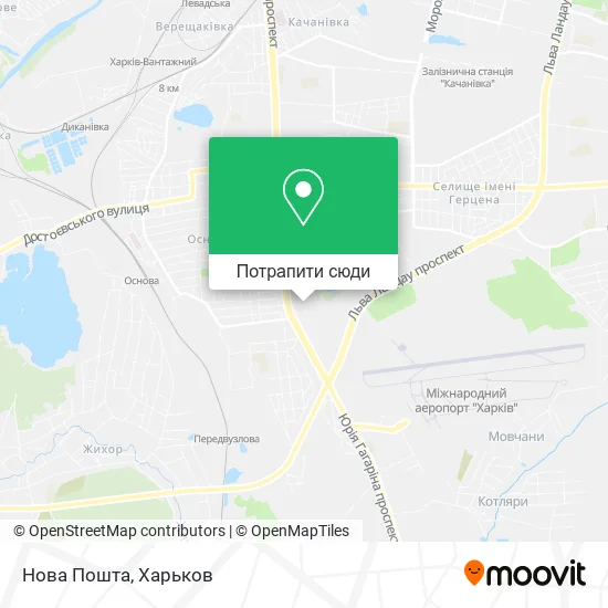 Карта Нова Пошта