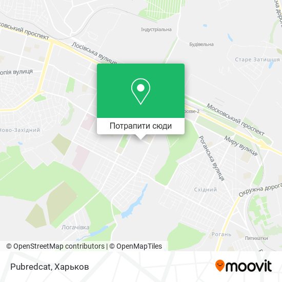 Карта Pubredcat