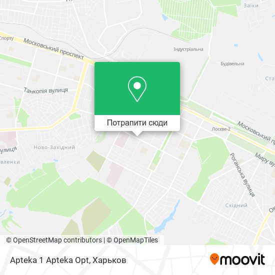 Карта Apteka 1 Apteka Opt