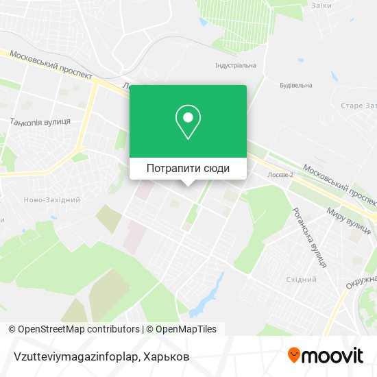 Карта Vzutteviymagazinfoplap