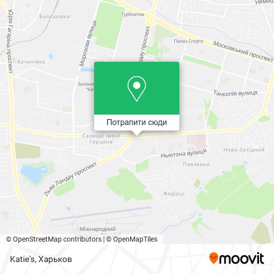 Карта Katie's