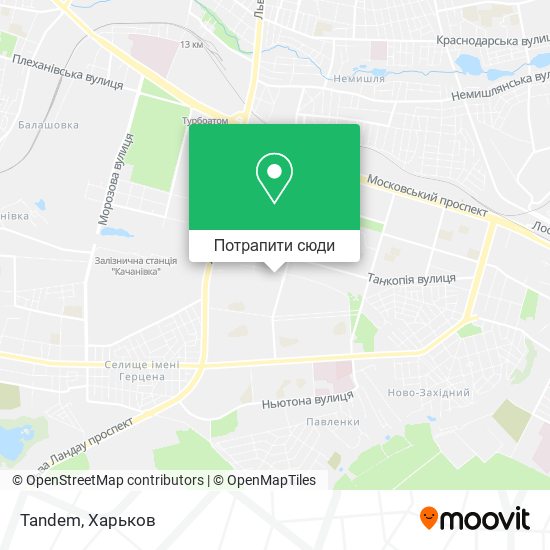 Карта Tandem