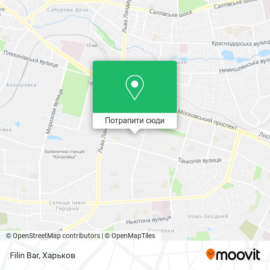 Карта Filin Bar