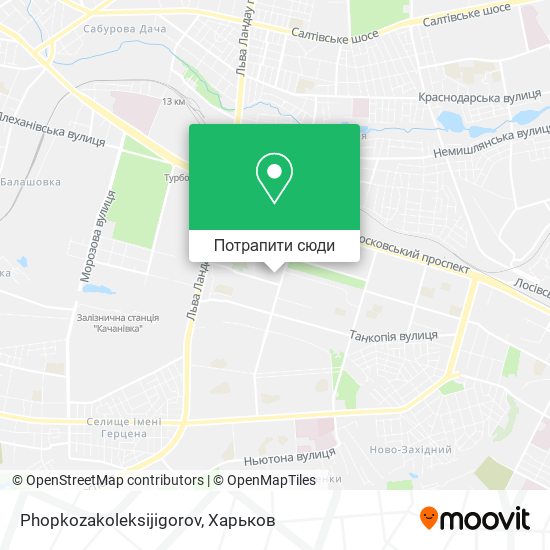 Карта Phopkozakoleksijigorov