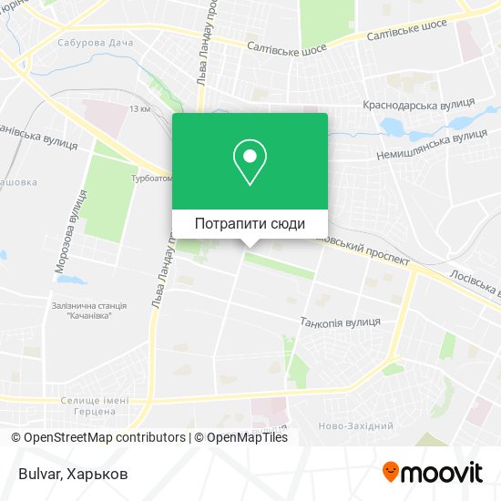 Карта Bulvar